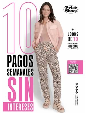 Catálogo PRICE SHOES de Ropa a 10 Pagos Semanales Sin Intereses 2025